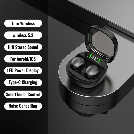 H.L.WALK-D Invisible Wireless Headphones Sleep Earbuds for Side Sleepers Sleepbuds Comfortable Noise Blocking Wireless 5.3 Wireless Headphones for Sleeping Driving Hifi Stereo Summervibes