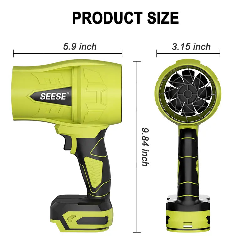 【Summervibes】Seese Turbo Jet Blower,Leaf Blower, Violent Turbo Fan, Pure Copper Motor,Car Drying after Wash, Handheld Snow Blower,Cordless Turbo Power Air Duster,Home Improve,Garden Mainte Holiday Gifts