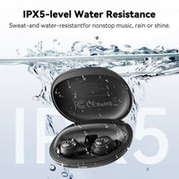 HTC NE76 Bluetooth Wireless Earbuds Sleep Earphones,Bluetooth 6.0,Noise-Canceling Earphones.Improves Sleep Quality,Zero Pressure on the Ears When Sleeping on Your Side,Invisible Flat-Head Earphones,Suitable for Travel and Side Sleepers