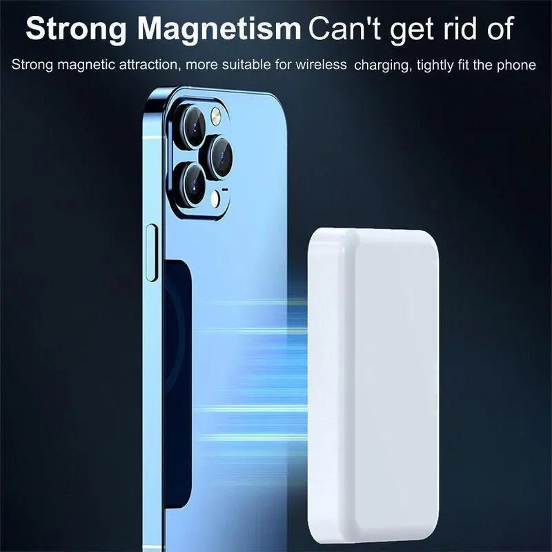 5000Mah Magnetic Power Bank for Iphone 12–17 Series, Works Best with Magsafe Case or No Case, Portable Wireless Charger Summervibes Outdoorfun