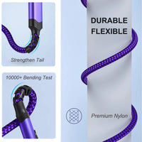 90-Degree USB-C Cable, USB-A to USB-C Right Angle Durable Nylon-Braided Fast Charging Cable for Iphone 16 Pro Max, Samsung Galaxy S24 Ultra and Ipad Air 6, Portable Type-C Charging Line