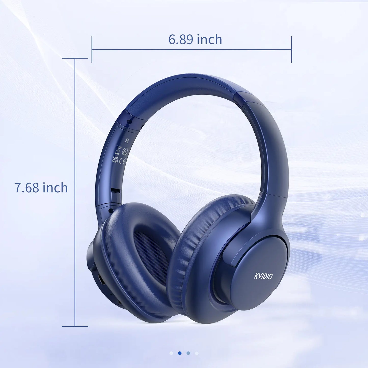 Electronic Wireless Bluetooth Headphones Over-Ear, Deep Bass Hi-Fi Stereo, 65H Playtime, Foldable Lightweight Headset with Mic for Ios/Android/Pc Headset Earbud Headphonesbluetooth Black #Tiktokshopholidayhaul Audio Wirelessheadphone Tiktokshopspringglo