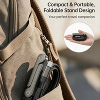 Invisible Holder Charger Cable with Stand, 240W Super Fast Charging 2-In-1 Fast Charging Cord & Phone Stand for Gaming, Office, Car Travel, Compatible with Type-C Charging Cable Black