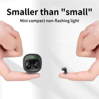 H.L.WALK-D Invisible Wireless Headphones Sleep Earbuds for Side Sleepers Sleepbuds Comfortable Noise Blocking Wireless 5.3 Wireless Headphones for Sleeping Driving Hifi Stereo Summervibes