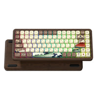 Womier WD75 V2 Wood 75% Mechanical Keyboard Wireless Gaming Keyboard with QMK/VIA