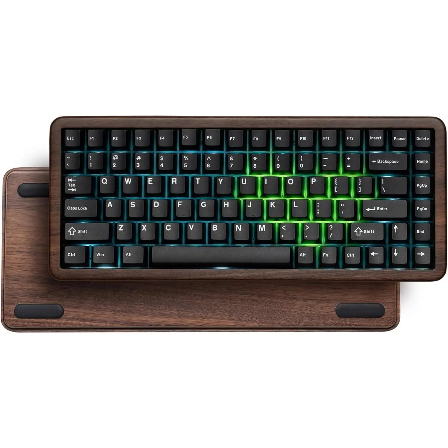 Womier WD75 V2 Wood 75% Mechanical Keyboard Wireless Gaming Keyboard with QMK/VIA