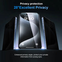 One Fish Privacy Screen Protector Tempered Glass Shockproof Phone Protective Film for Samsung, Iphone,Crystal Clear, Proof Phone Screen Protector Privacy Screen Protector Protective Phone Accessori.