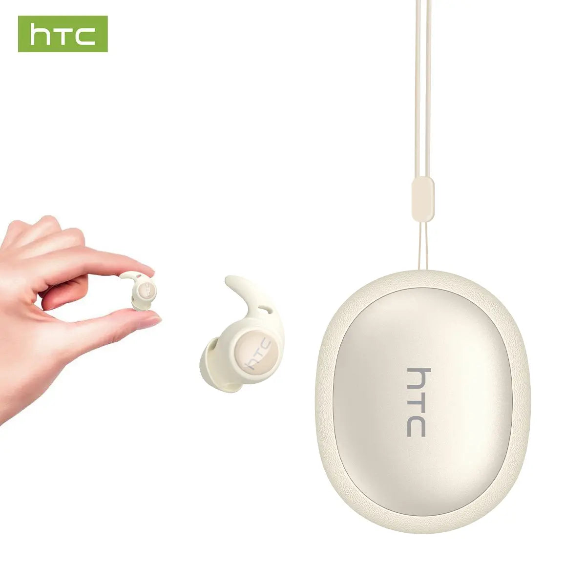 HTC NE76 Bluetooth Wireless Earbuds Sleep Earphones,Bluetooth 6.0,Noise-Canceling Earphones.Improves Sleep Quality,Zero Pressure on the Ears When Sleeping on Your Side,Invisible Flat-Head Earphones,Suitable for Travel and Side Sleepers