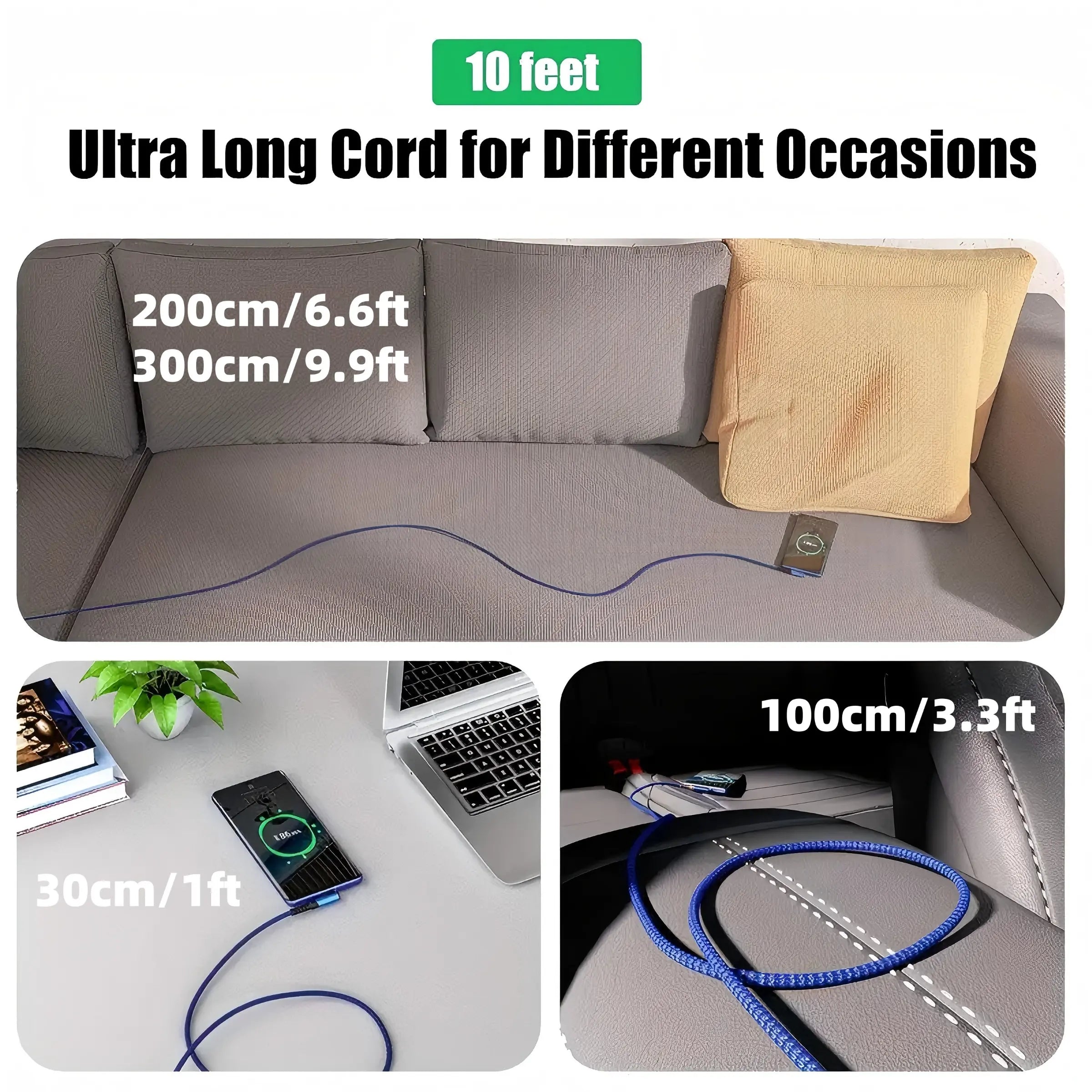 90-Degree USB-C Cable, USB-A to USB-C Right Angle Durable Nylon-Braided Fast Charging Cable for Iphone 16 Pro Max, Samsung Galaxy S24 Ultra and Ipad Air 6, Portable Type-C Charging Line