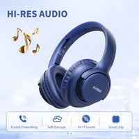 Electronic Wireless Bluetooth Headphones Over-Ear, Deep Bass Hi-Fi Stereo, 65H Playtime, Foldable Lightweight Headset with Mic for Ios/Android/Pc Headset Earbud Headphonesbluetooth Black #Tiktokshopholidayhaul Audio Wirelessheadphone Tiktokshopspringglo