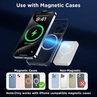 5000Mah Magnetic Power Bank for Iphone 12–17 Series, Works Best with Magsafe Case or No Case, Portable Wireless Charger Summervibes Outdoorfun