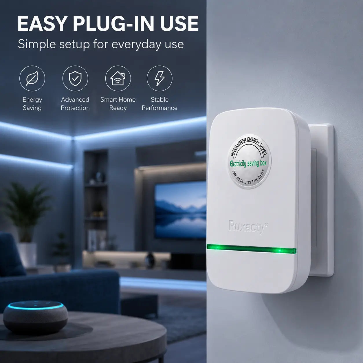 Plug-In Power Device with Indicator Light, Compact Indoor Electrical Accessory for Home, Office, Dorm, and Daily Use